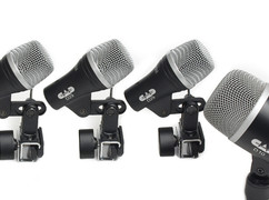 Four-piece drum mic pack that includes CAD STAGE 4
