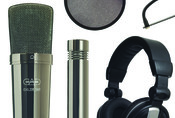 Contains one GXL2200BP Cardioid Condenser, one GXL1200BP Small Diaphram Cardioid Condenser, one MH110 Studio Headphone and one EPF15A Pop Filter CAD GXL2200BPSP