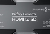 HDMI TO SDI BATTERY CONVERTER VIDEOPRO BATTERY CONVERTER-HDMI TO SDI